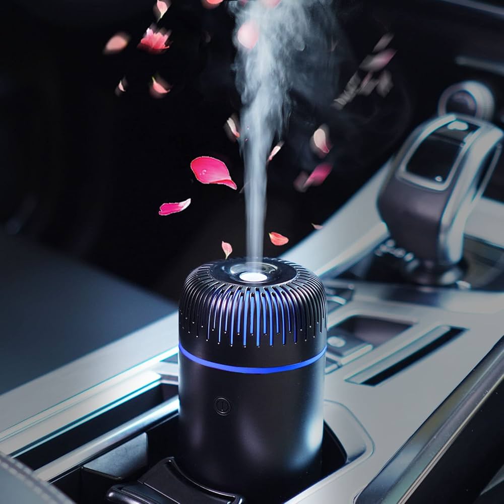 Diffuseur d'air électrique pour voiture, humidificateur d'arôme pour ventilation de voiture
